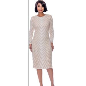 Susanna 3949 Pearl Adorned Church Dress Wedding Bride Glam Event 10 Occasion